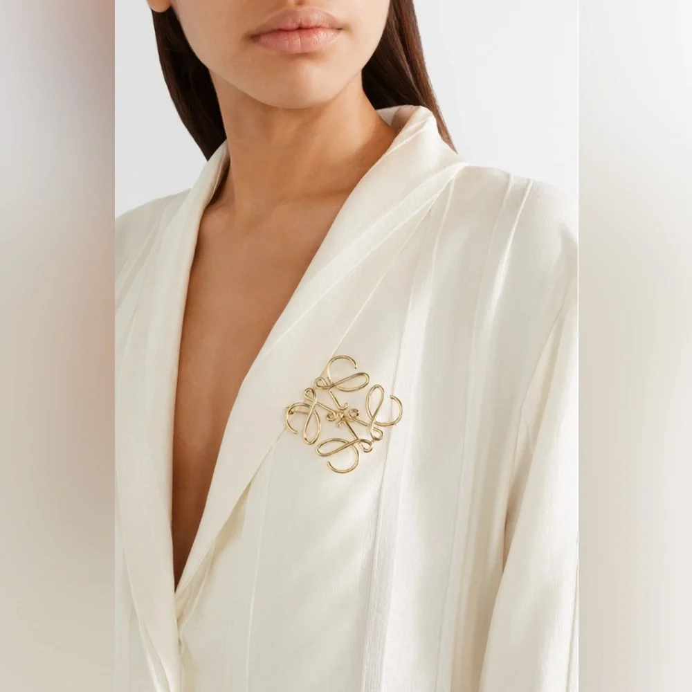 Loewe Gold Signature Anagram pin  Reposhed from a reputable posher . Never worn